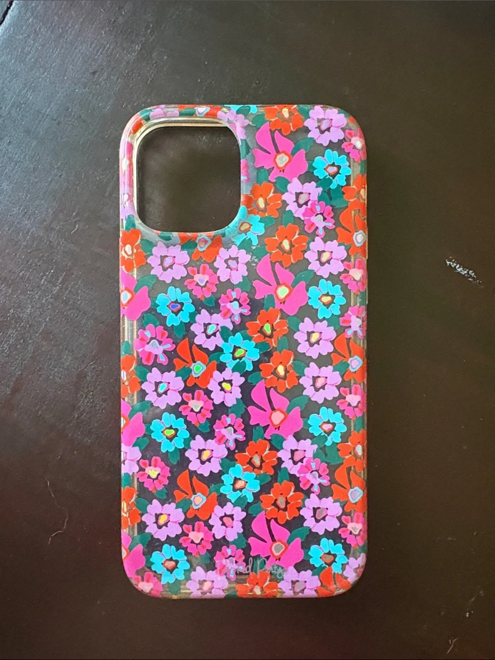 Floral Pattern Protective I- Phone 12 Cases - Multiple Colors